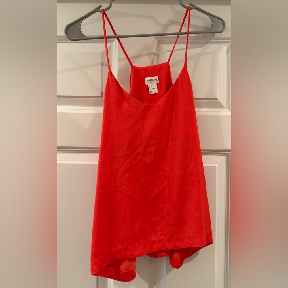 H&M Bright Red Camisole Top